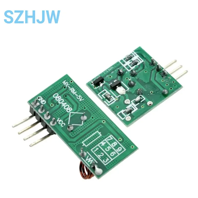 Wireless Receiver Module Super Regenerative Module Radio Transmitter Receiver Transmitter Receiver 433/315MHz Frequency