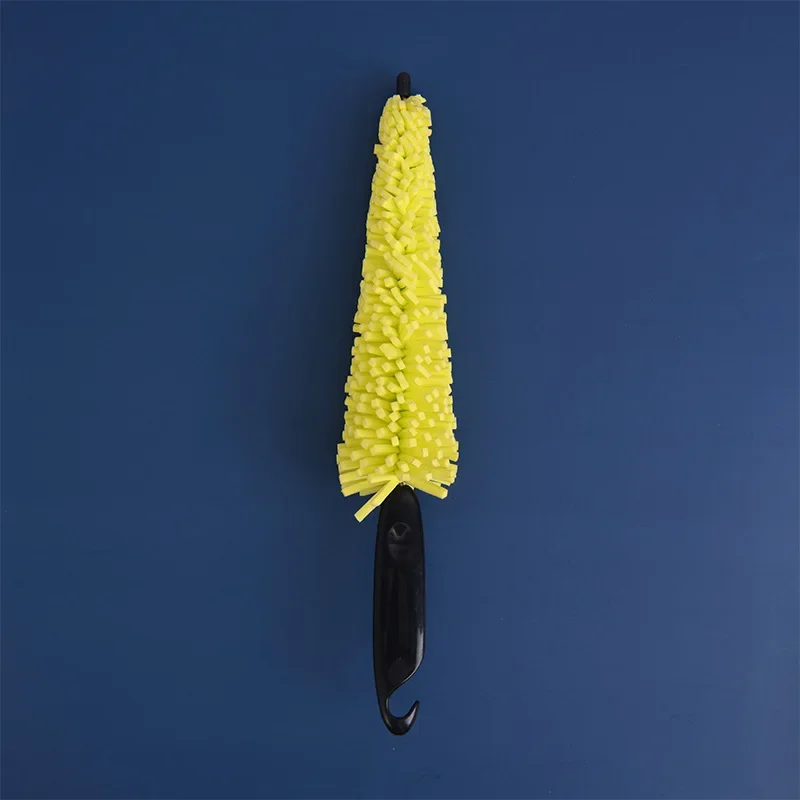 

29cm Sponge Brush Motorcycle Wheel Rims Washer Car Hubcaps Wash Auto Cleaning Tool With Handle Bicycle Dirt Pit Bike Accessories