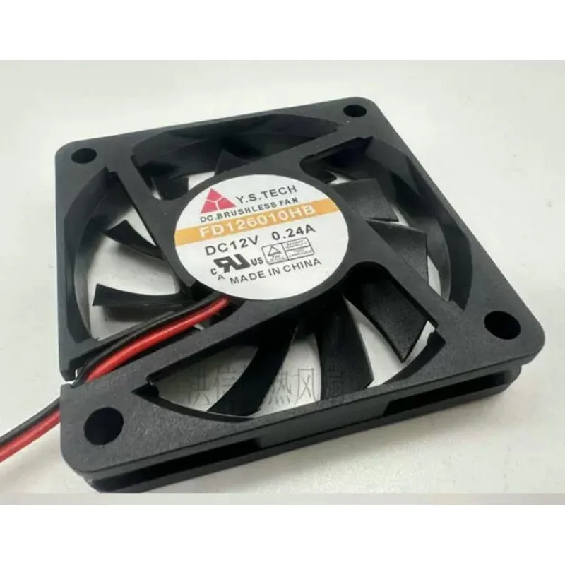 New Cooler Fan for Y.S.TECH 6010 FD126010HB 12V 0.24A 6CM Cooling Fan 6010 60x60x10mm