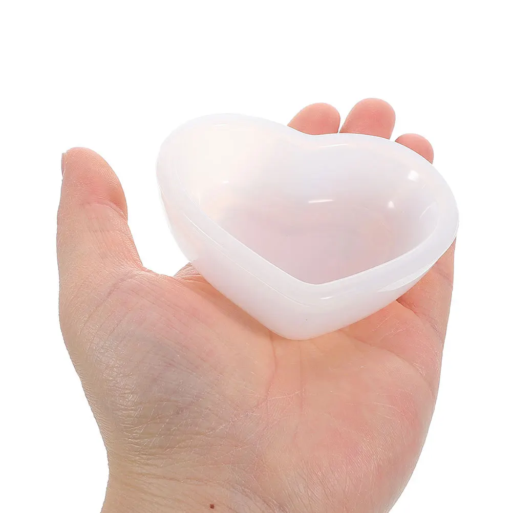 

2Pcs Heart Shape Silicone Mold for Epoxy Resin Jewelry Trays Precision and Reusable Heart Shape Mold Bowl Molds for Epoxy Resin
