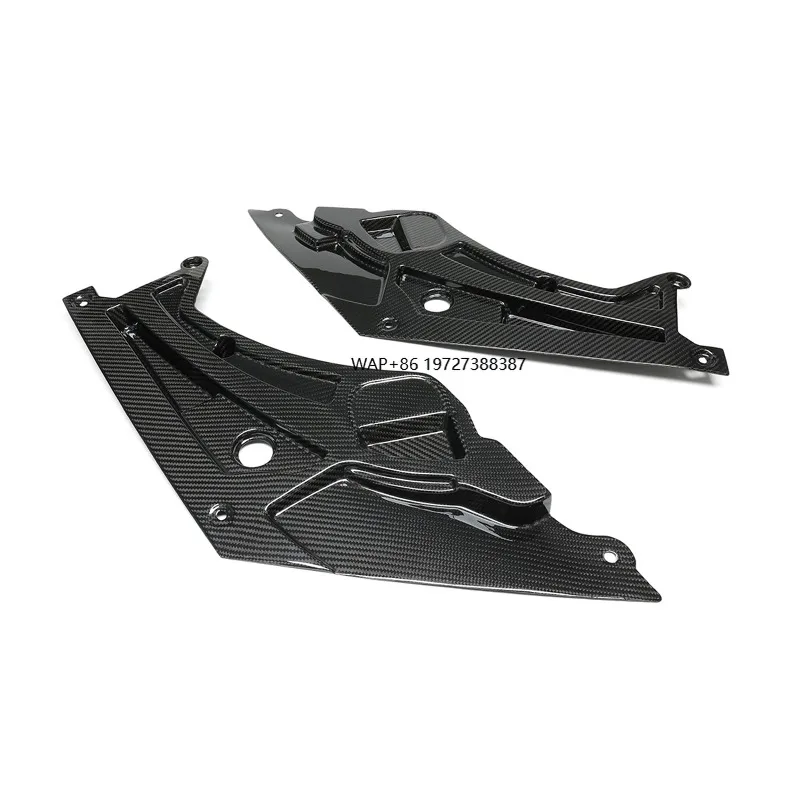 100%  Dry Carbon Fiber Headlight Cover Plate for G80 G81 G82 G83 M3 M4 2021-2023 Carbon fiber Interior Cover