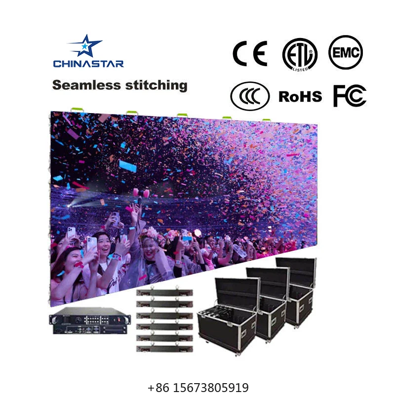 

Waterproof Turnkey Led Screen Outdoor P3.91 P2.97 Stage Backdrop Rental Big Pantalla Led Screen for Advertising