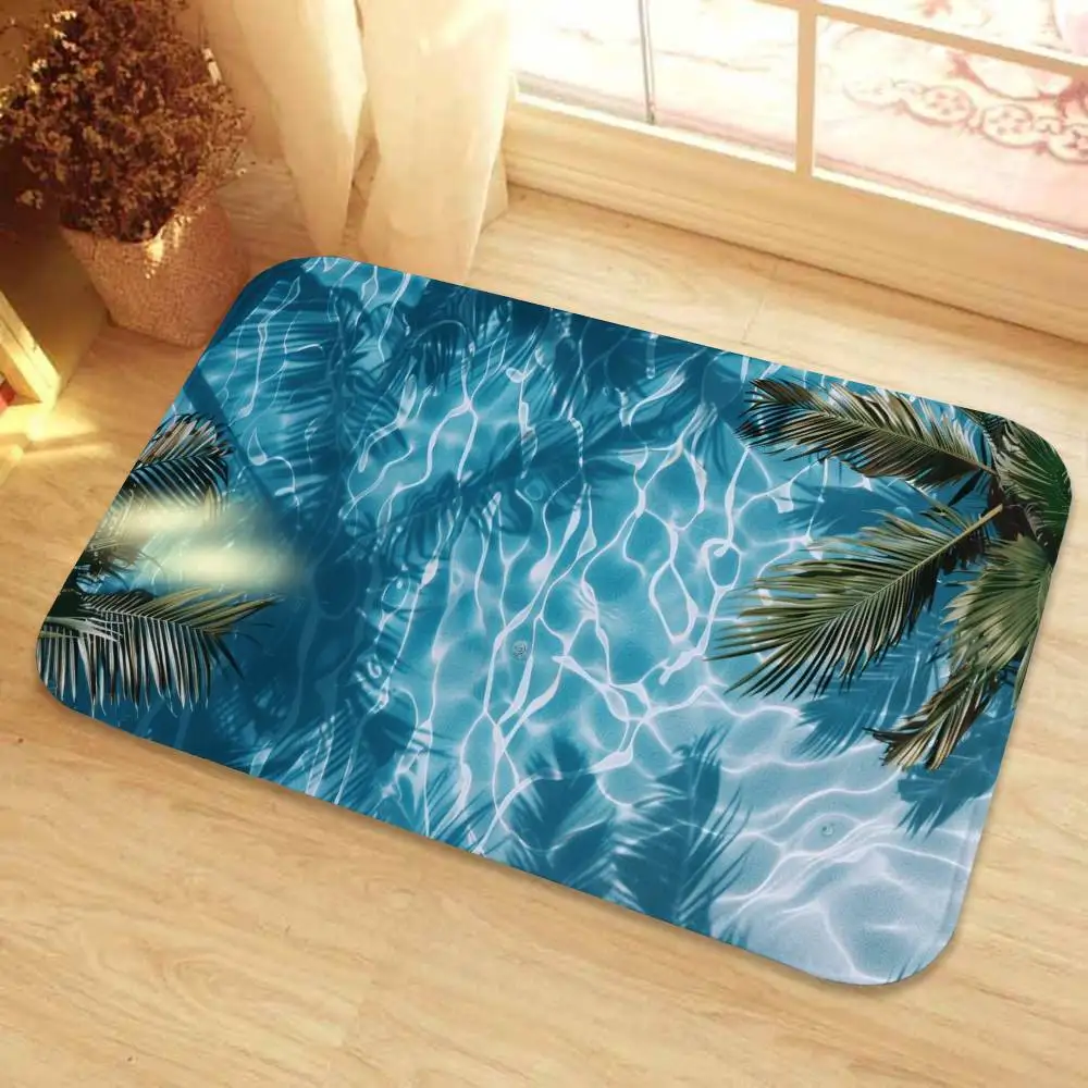 

Sea Wave Floor Mat Printed Large Carpets Room And Bedroom Carpets Bathroom Anti Slip Door MATS Small Carpets