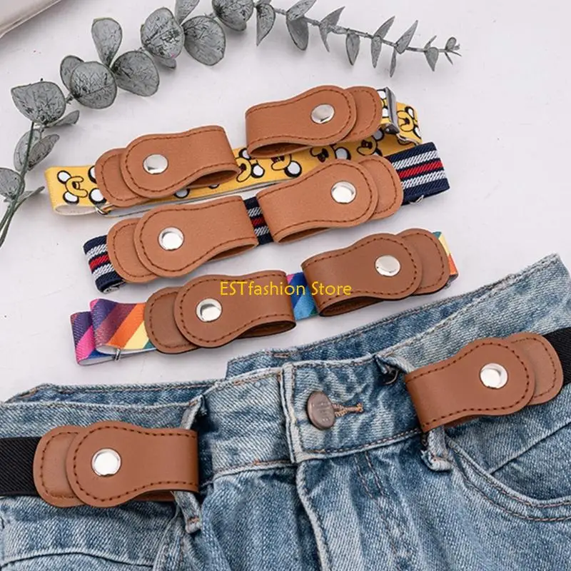 Y5GC Flexible Waist Belt Adjustable Closure PU Leather Girdle Lightweight Comfort For Professional Daily Use Daily