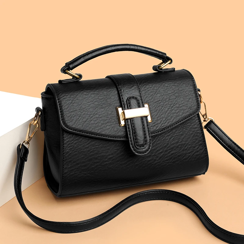 

Luxury Leather Women Handbags Designer Fashion Daily Use Crossbody Shoulder Bag Brand Ladies Messenger bags Female Tote Bags