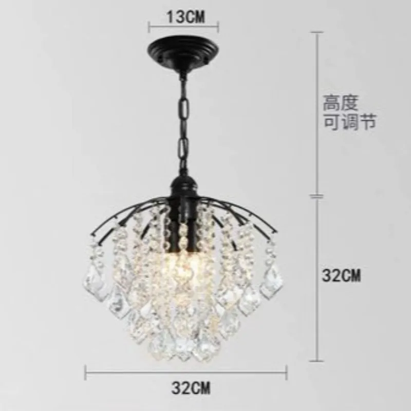 أضواء السقف الكريستال الفاخرة عالية النمط الكلاسيكي الثريا الصغيرة الإبداعية ما بعد الحداثة مطعم غرفة نوم الممر الممر الخفيفة