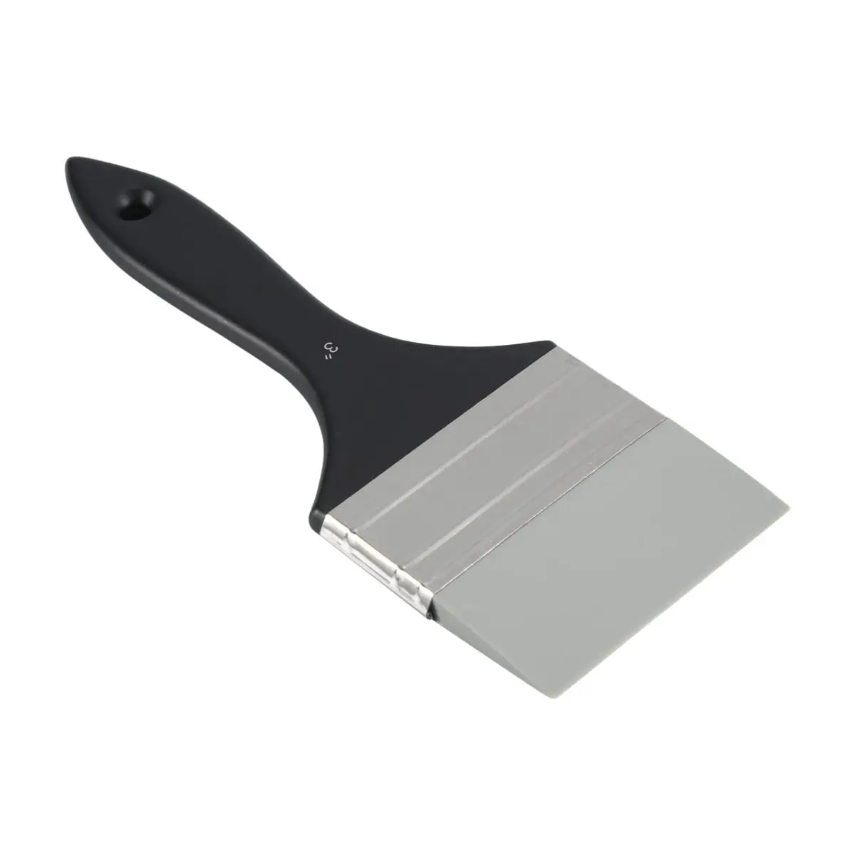 (ˉ﹃ˉ) Silicone Color Shaper Brush Wide Firm Flat Silicone Paint Brush Flexible Acrylic and Water Based Painting Tool, 3 Inches