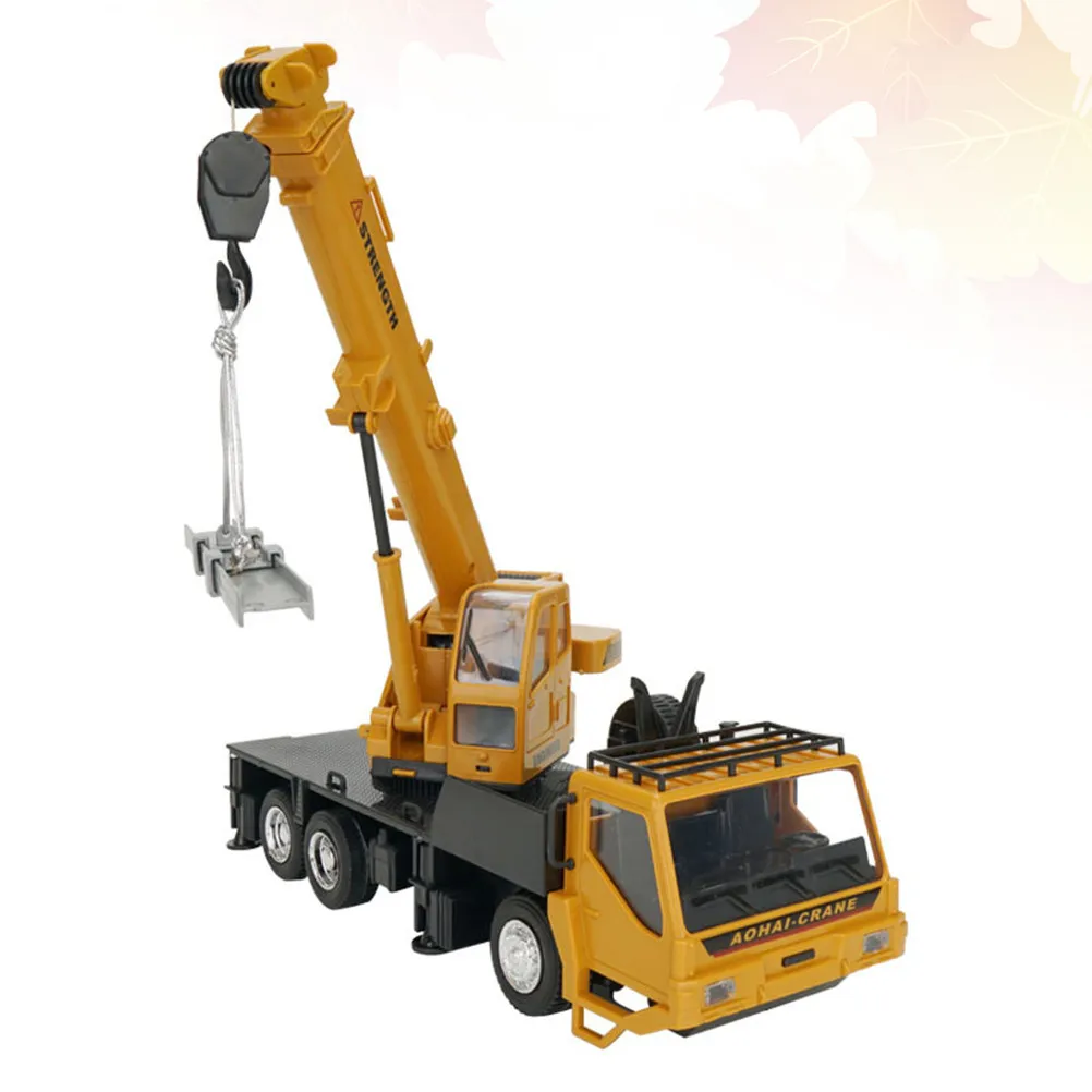 

Engineering Vehicle Lifting Crane Car Orange 1:24 2.4g Remote Control 320 Degree Rotatable Table Educational Kids Plaything Car