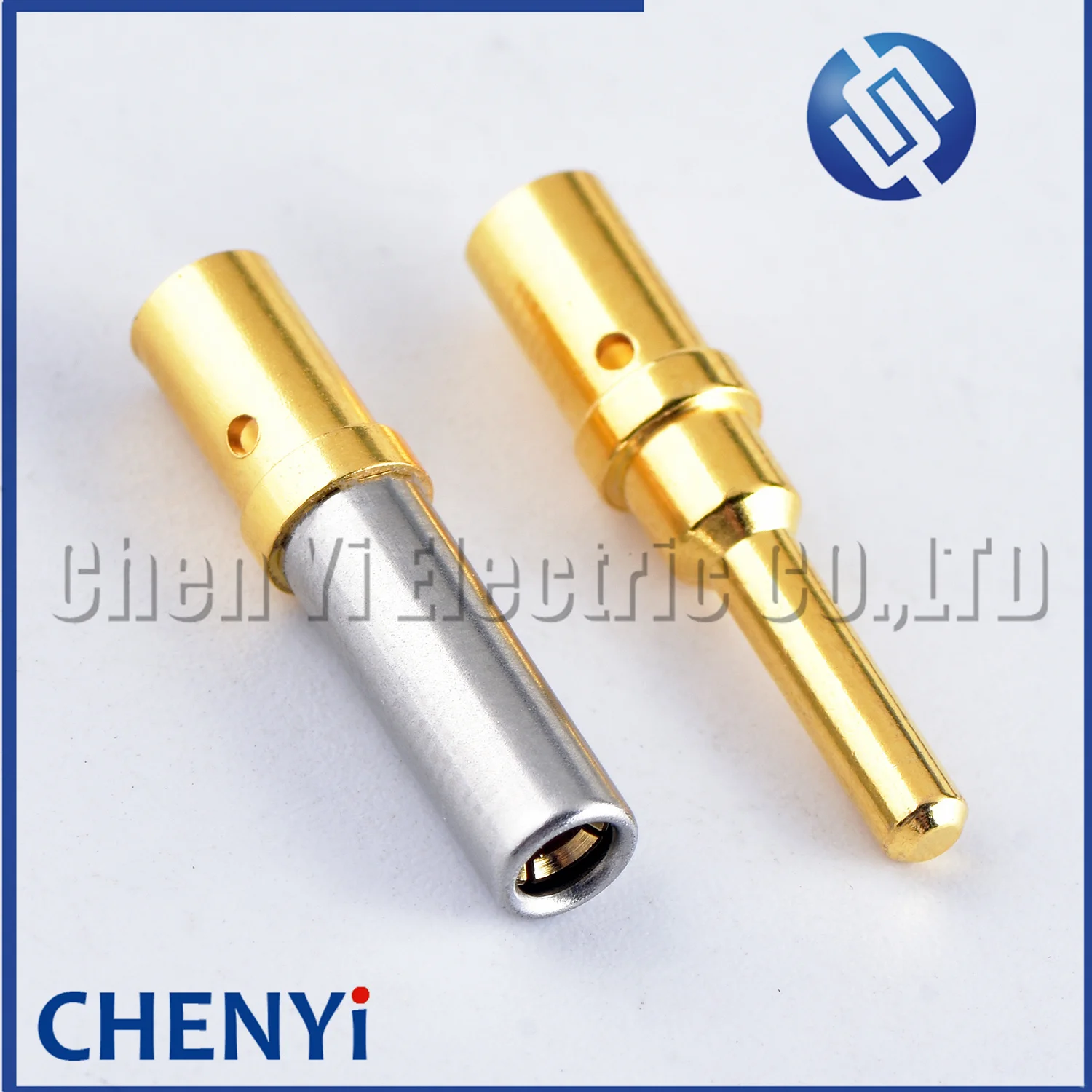 DTP series Stainless Steel Gold Plate Pin Size 14AWG to 12AWG Automotive Terminal 0460-220-123 0462-210-1231 For Deutsch CUMMINS