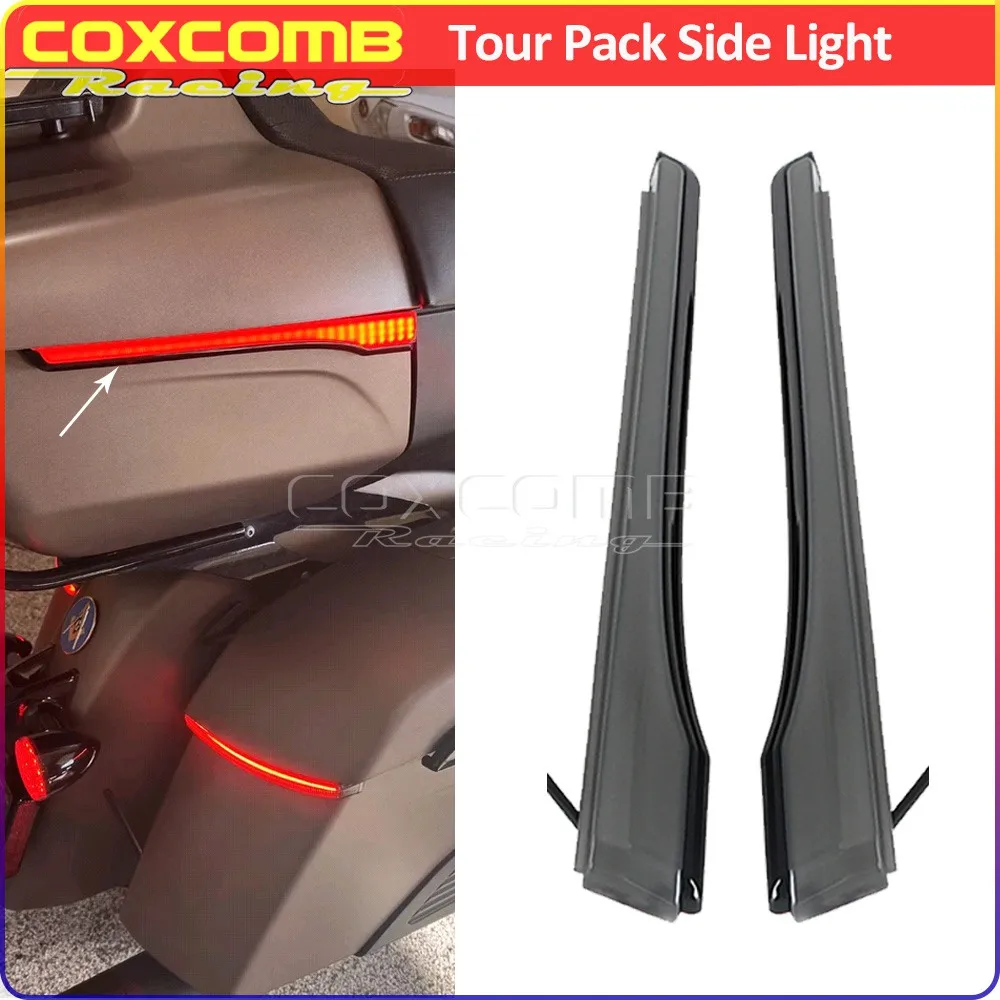Tour Trunk Pack Side Marker Lamp Motorcycle Tour Luggage Accent Spar LED Light For Indian Roadmaster Limited Dark Horse Classic