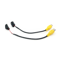 8pin Car DVD Navigation Reversing Camera Rear View Camera Video Input Adapter RCA Cable For D106 D116 HBS Coagent Caska Kognd