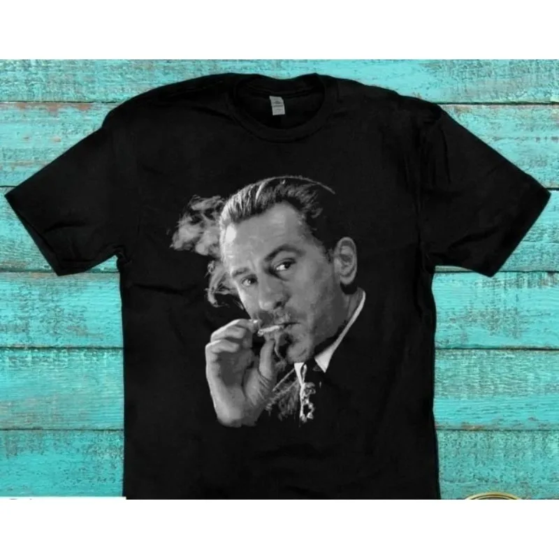 Camiseta negra de Robert De Niro Jimmy Conway Smoking, novedad de verano, camiseta informal Retro Unisex a la moda