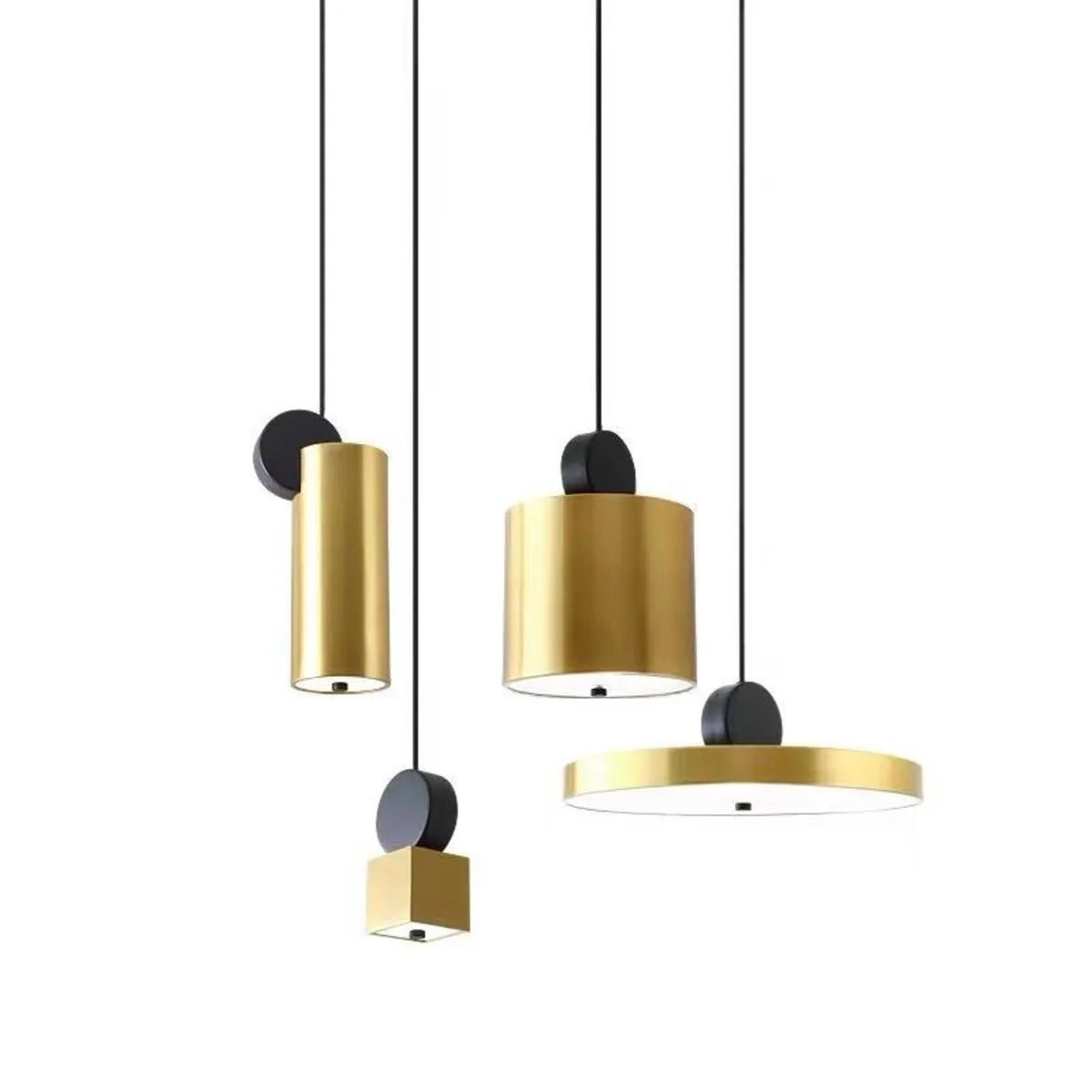 

Postmodern Creative Nordic Gold Living Room Corridor Restaurant Designer Led Pendant Lamps Bar Cafe Living Room Pendant Lights