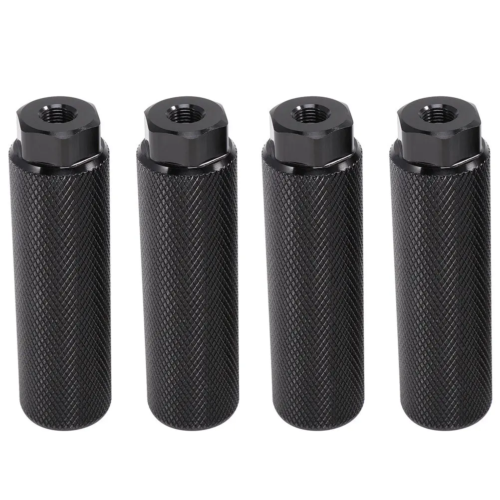 

4Pcs Wear-Resistant Aluminum Alloy Bike Pegs Cylinder Non-Slip Rear Axle Pegs for Cycling Sturdy Portable Compact Bicycle
