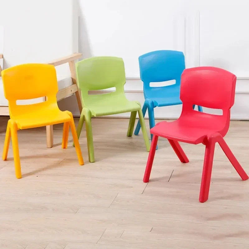 

Plastic Schoolboy Kids Chair Kindergarten Beach Growing Stool Children Chair Learning Backrest Chaise Pour Enfant Home Furniture