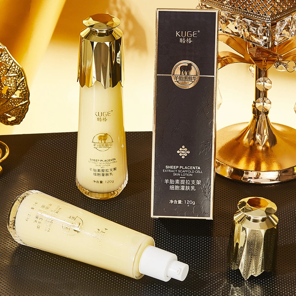 الأغنام المشيمة استخراج سقالة خلية الجلد غسول تشديد رفع العناية بالوجه ترطيب النفط السيطرة مستحلب العناية بالبشرة الكورية