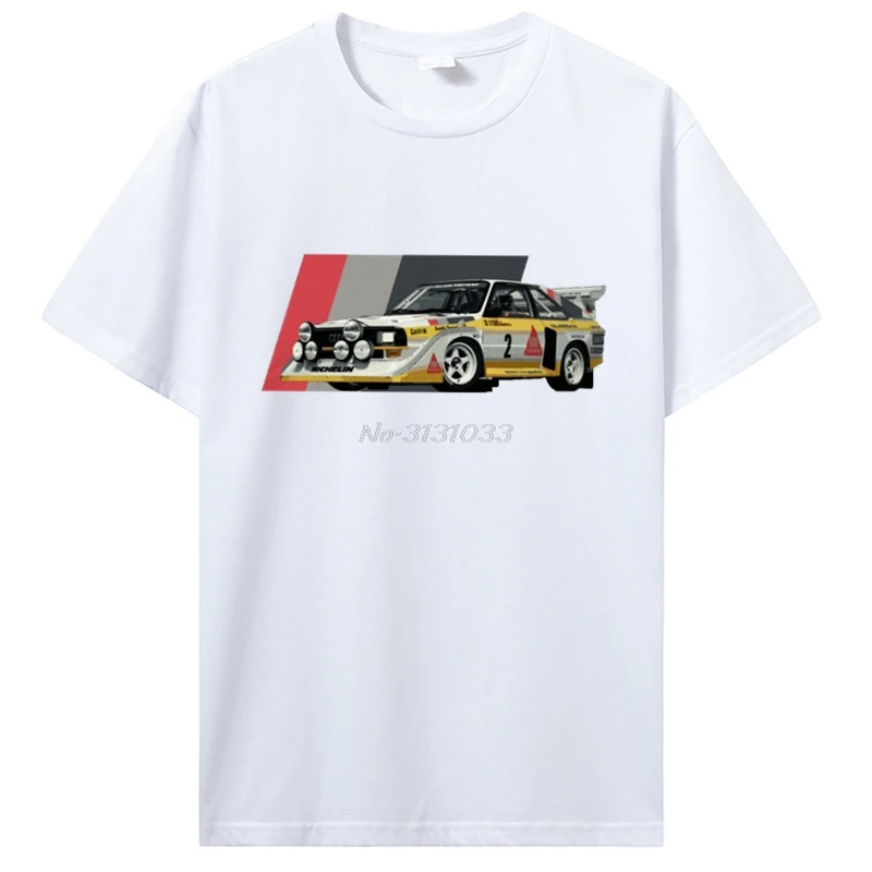 Sport S1 E2 Group B Rally Car Stig Blomqvist Mikkola and Walter T-Shirt Casual T Shirt Cotton Tops Men's Clothing Unisex Tshirt