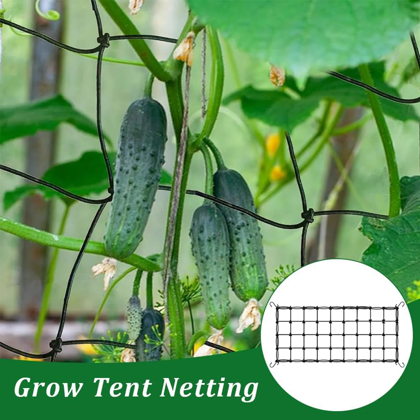 Vegetables Grow Tent Net Adjustable Support Plants Easily Design for Living Room Bedroom Study