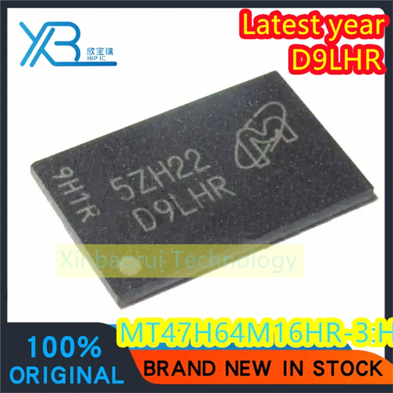 (4/20pieces) MT47H64M16HR-3:H Parts Marking D9LHR 100% Brand New Original DDR2 Chip IC Electronics Spot