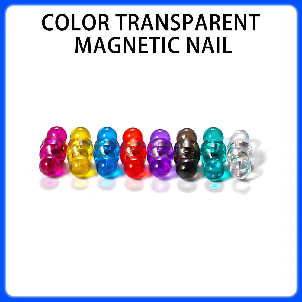 Colorful Magentic Pushpins Whiteboard Magnets Mini Map Magnets Strong Magnetic Refrigerator Magnet Office Supplies