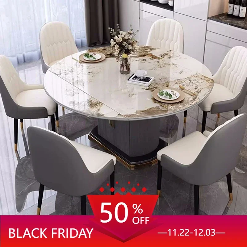 

Modern Makeup Dining Table Folding Living Room Kitchen Center Dining Tables Mobile Luxury Muebles Para El Hogar Furnitures