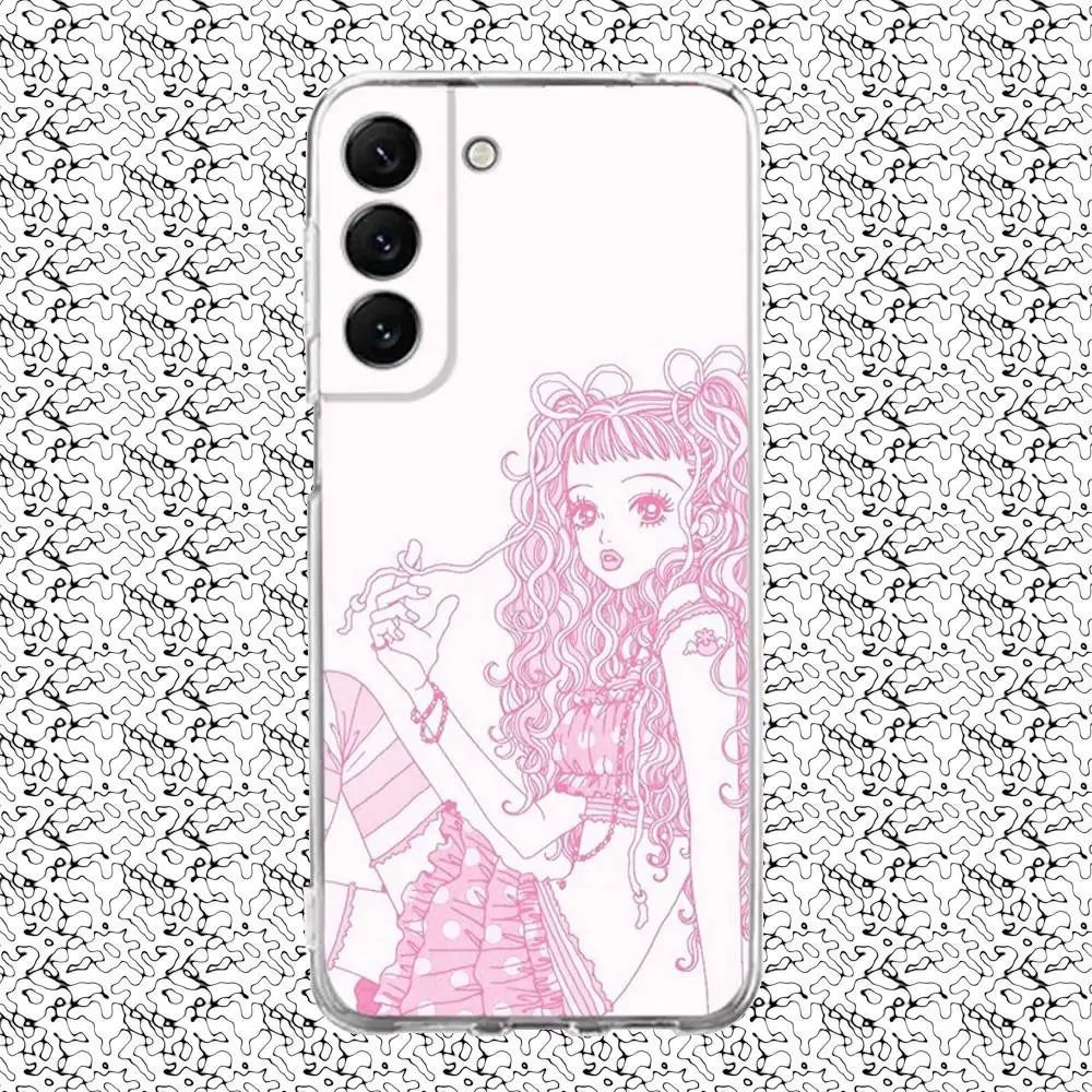 M-Miwako Sakurada funda de teléfono para Samsung S24,30,21,22,23,20 FE,lite,PIus,Ultra,5G,Note,9,10 funda transparente