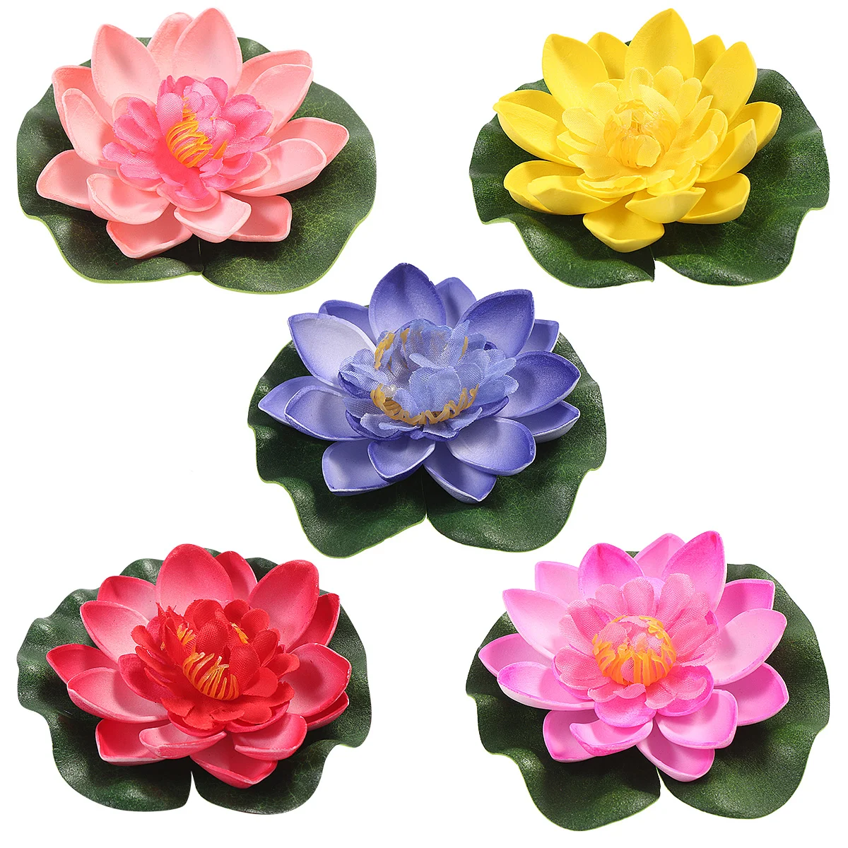 

Lily Pads for Pool Artificial Flower Aquarium Decor Water Planrs Lotus Plant Simulation