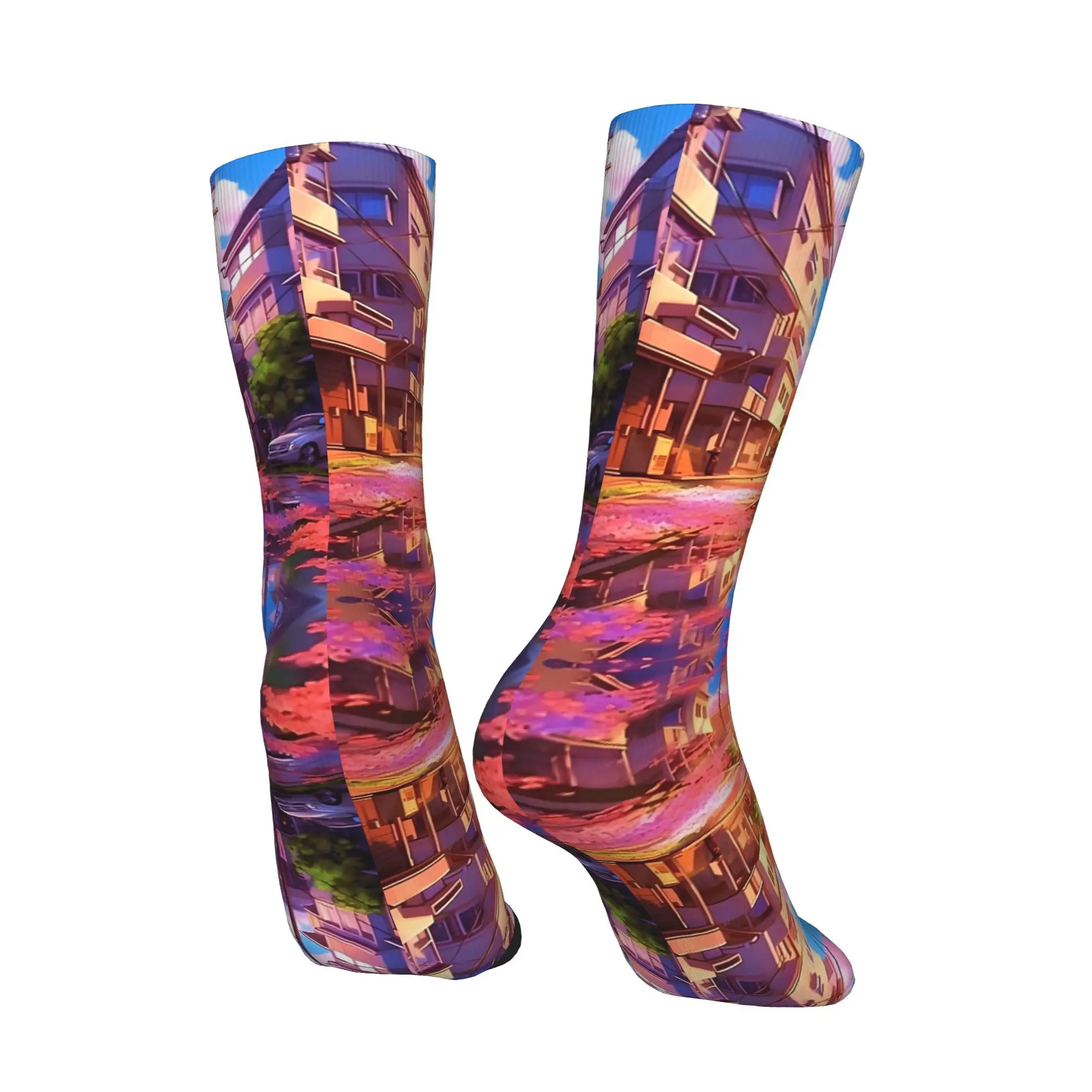 Sun Rise After Rain Men Socks Cycling Novelty Spring Summer Autumn Winter Stockings