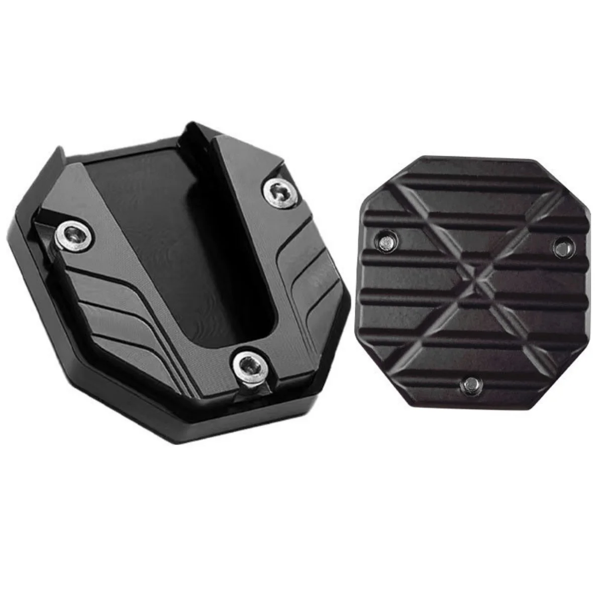 العالمي سكوتر دراجة نارية مسنده موسع القدم الجانب حامل تمديد وسادة upport لوحة دراجة نارية الملحقات