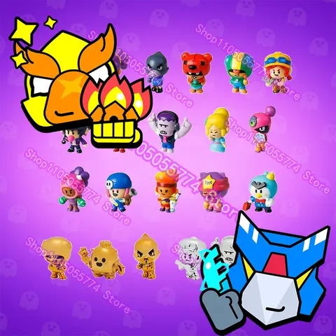 Supercell Star-Player Leon Mini Anime Figure Fashion Game Character Decoration Cartoon Doll Collectible Gift for Christmas