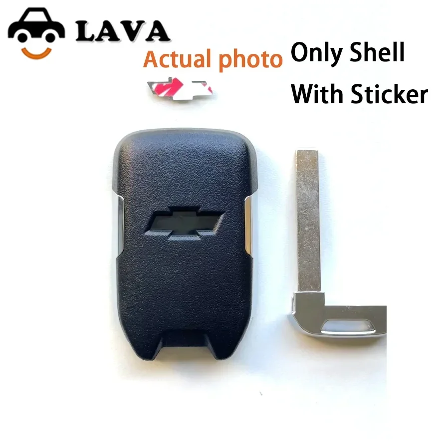 LAVA Smart Keyless Fob Shell for Chevrolet Tahoe Silverado Suburban Tahoe GMC Sierra Acadia Terrain YUKON Remote Key Case