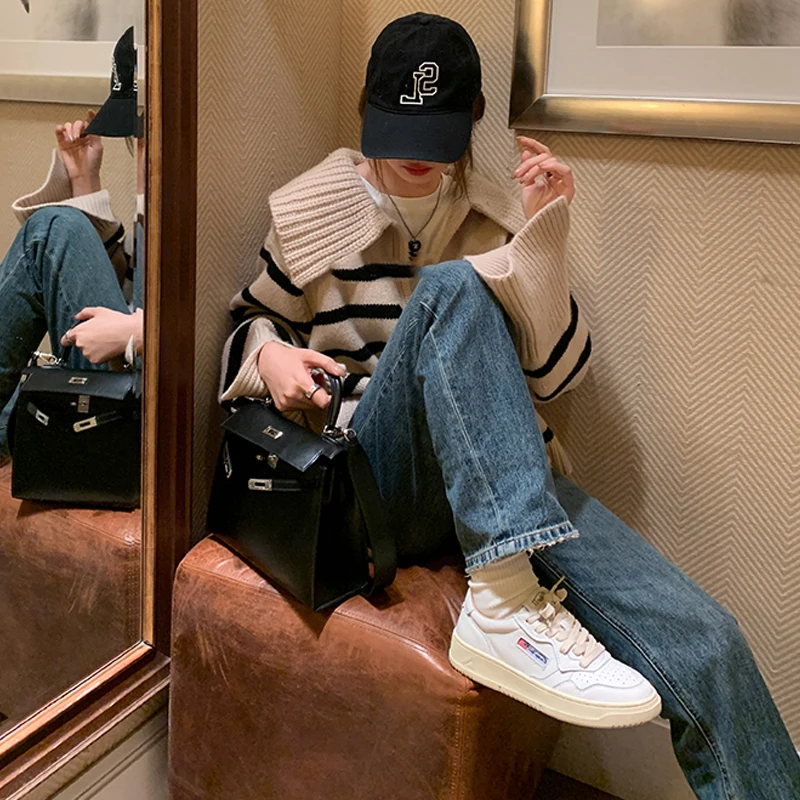 

Женские повседневные кроссовки Spor, дышащие туфли-боты на шнуровке, весна-осень, новая кожаная версия, плоский каблук, резиновая подошва