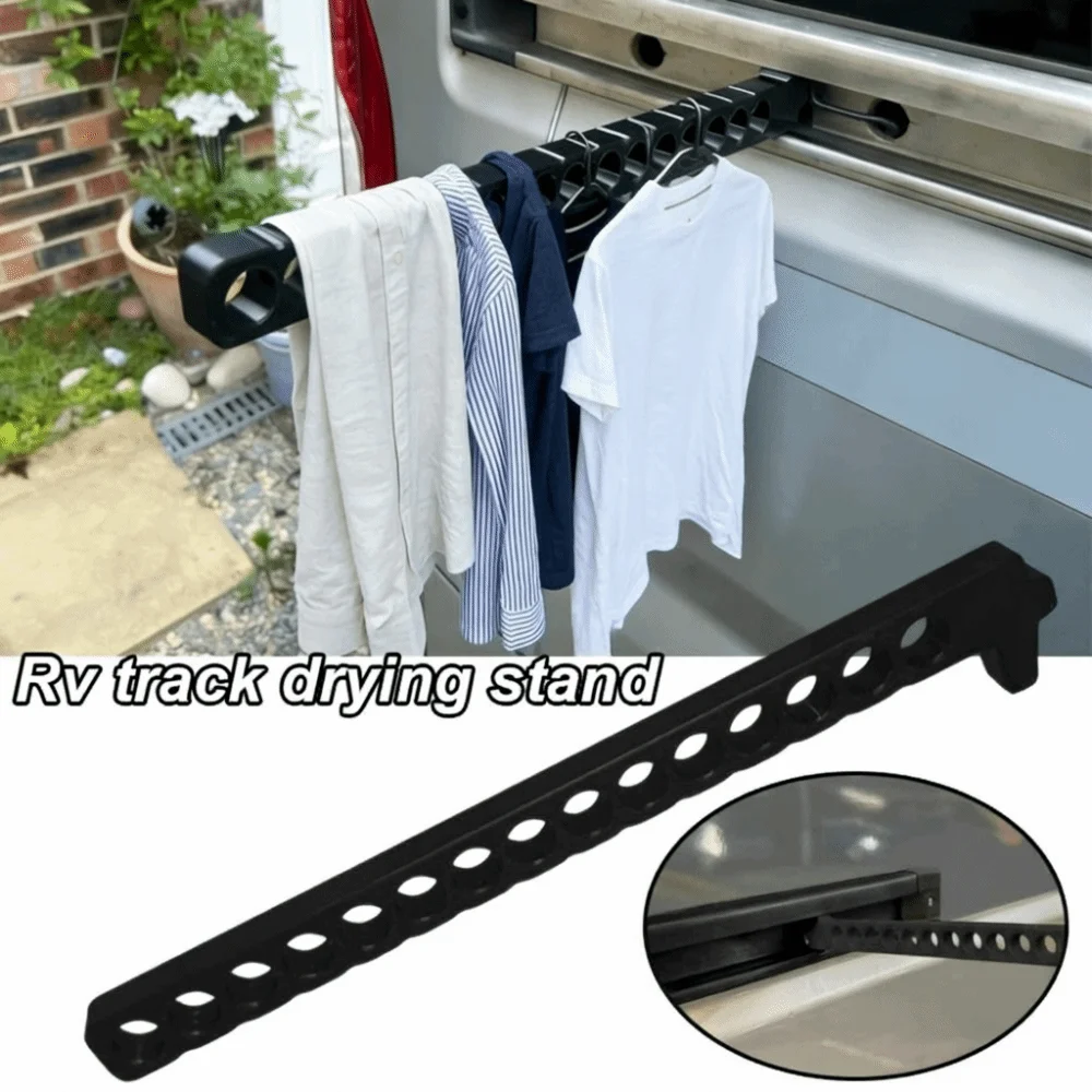 Creative Drying Rack for RV Tracks Detachable 3D Printing No-Drill Clothes Hanger Portable Easy Installation