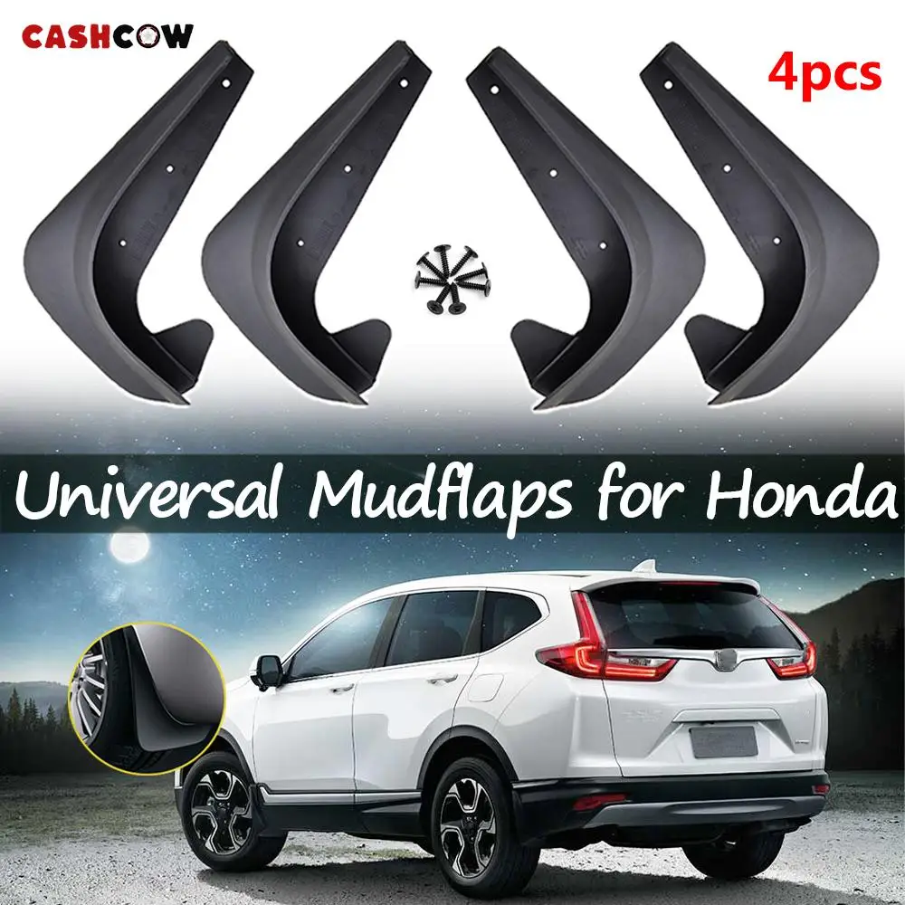 Mud Flaps Mudflaps Splash Guards Front and Rear For Honda Brio City Fit Jazz Freed Beat Accord HR-V N-One Beat Capa Logo Zest