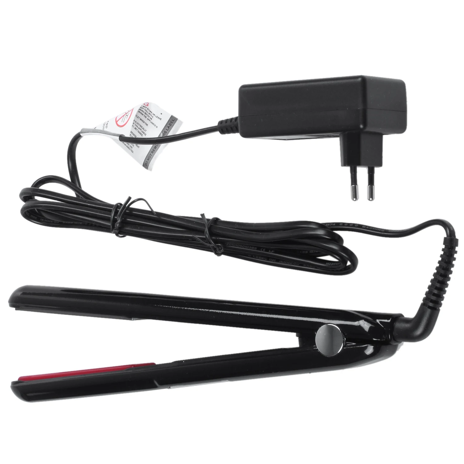 B66C Ultrasonic & Infrared Hair Care Iron Recovers The Damaged Hair Hair Treament Styler Cold Iron Hair Care Treatment Black EU