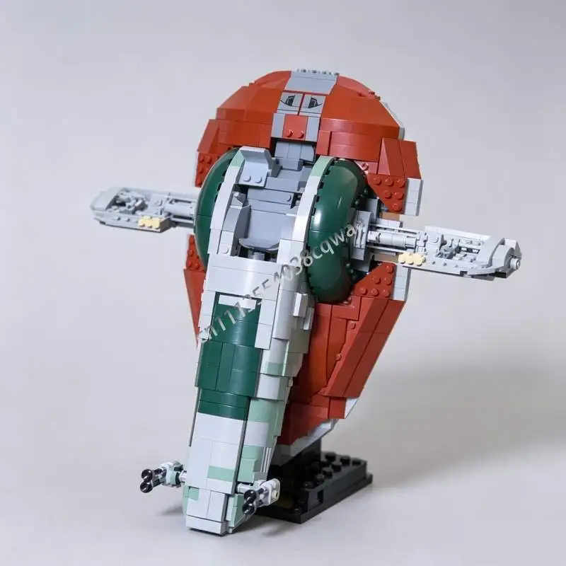 1038Parts Firespray Class Starship MOC Building Blocks Custom DIY Assembly Creative Model Toy Collection Display Popular Gifts