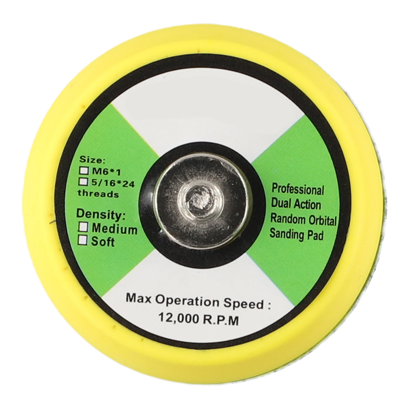 Efficient Sanding and Polishing Solution 10 Pack of 2 Inch Backing Pads with M6 Thread Compatible with For Air Sanders
