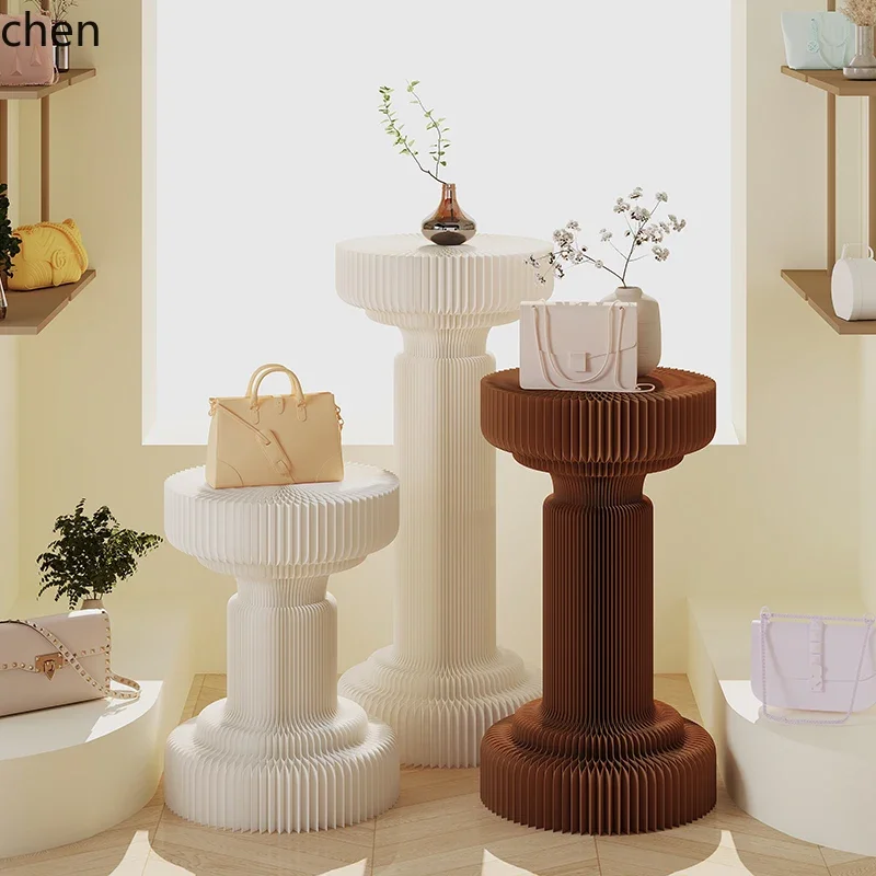 DSA Nakajima Taiwan paper cylindrical display stand window product display stand decorative dessert wedding props display stand