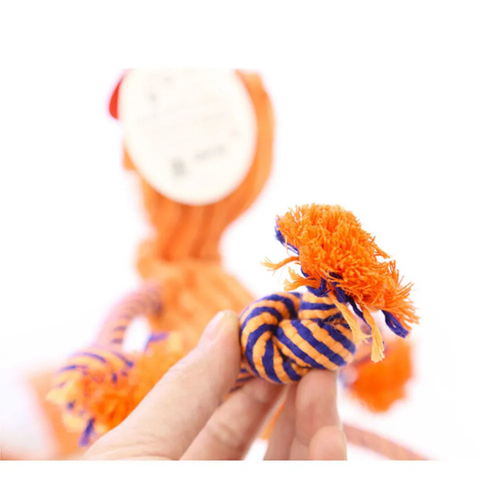 

Dog Chew Sound Squeaky Jackstraw Design Interactive Training Pet Bite for Puppy Cat Distraction Biting