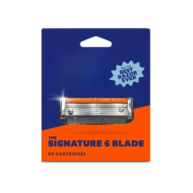 

Сменные лезвия для мужской бритвы с 6 лезвиями, 8 штук