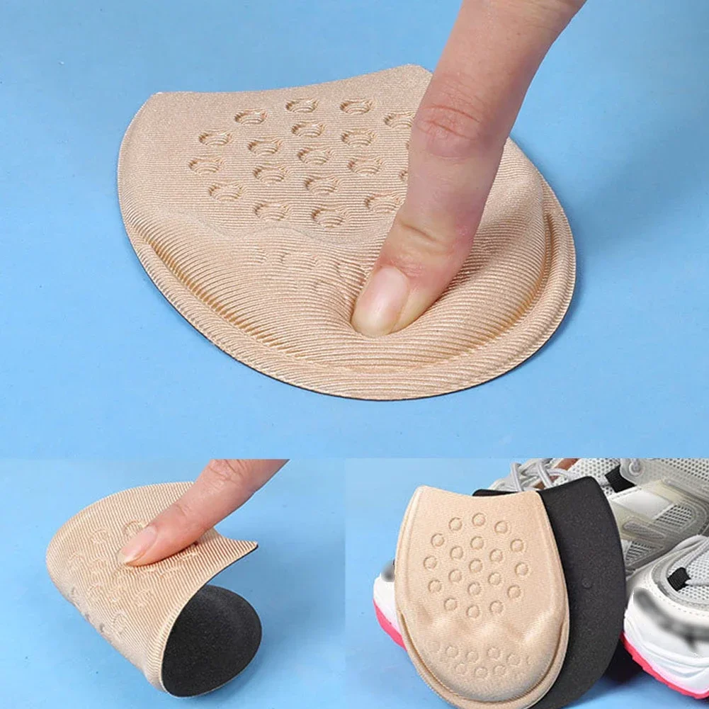 Cushion Reduce Shoe Size Filler High Heels Pain Relief Shoe Pads Half Insoles for Shoes Inserts Forefoot Insert Non-slip Sole