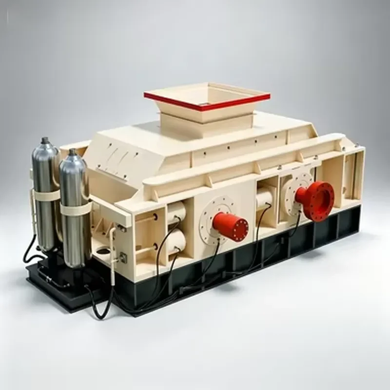 Mini Small Teeth Roller Crusher, Energy Saving Single Stage Roller Clay,Brick,Slag&Coal Gangue Non-ferrous Metals Ore