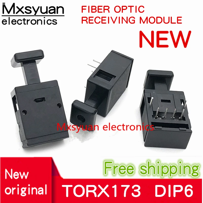 1PCS~5PCS/LOT New original TORX173 T0RX173 DIP-6  FIBER OPTIC RECEIVING MODULE