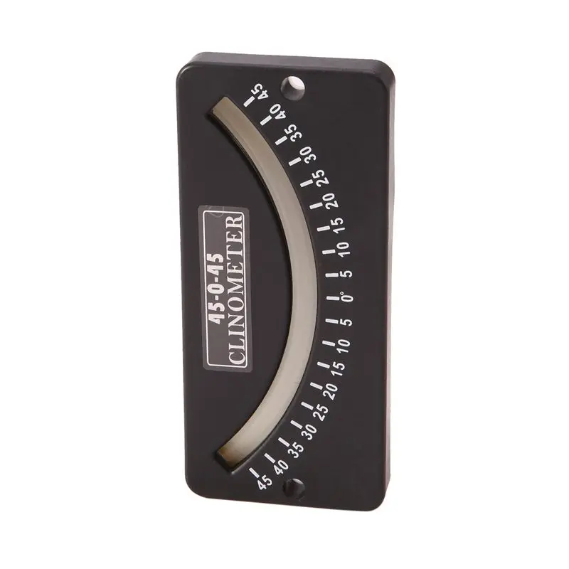 newyear828 45-0-45 Inclinometer Mini Protractor Inclinometer Angle Measuring Instrument Tilt Gauge Slope Meter