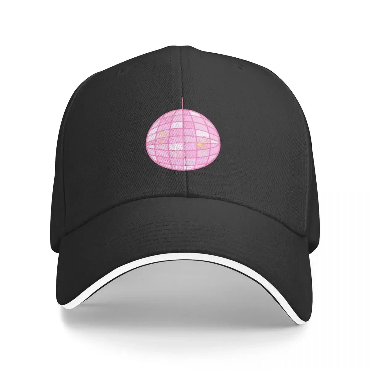 

Pink Mirrorball Baseball Cap Cosplay |-F-| Luxury Man Hat Uv Protection Solar Hat Men's Women's
