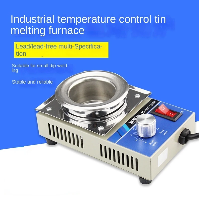 Small Tin Furnace Immersion Welding Machine, Tin Melting Furnace, Tin Pot, Tin Melting Furnace