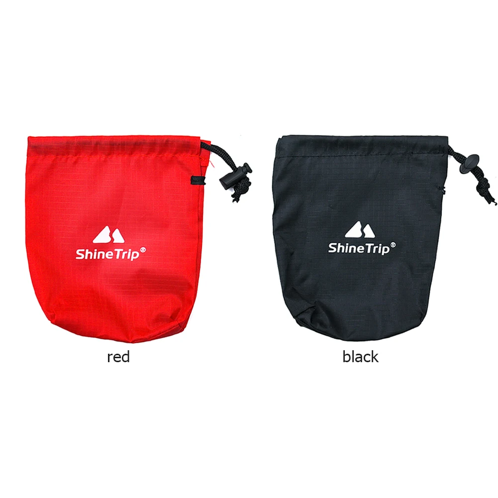 Outdoor Camping Storage Bag Plaid Cloth Wind Rope Buckle Travel Hiking Kits Hanging Pouch Multi-use Drawstring Pouch