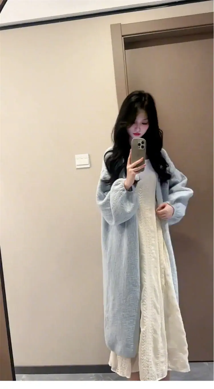 

Женские удлиненные кардиганы с капюшоном, осенние, фактурные, с высоким воротником, мягкие, вязаные, с карманами-клапанами, асимметричные, повседневные