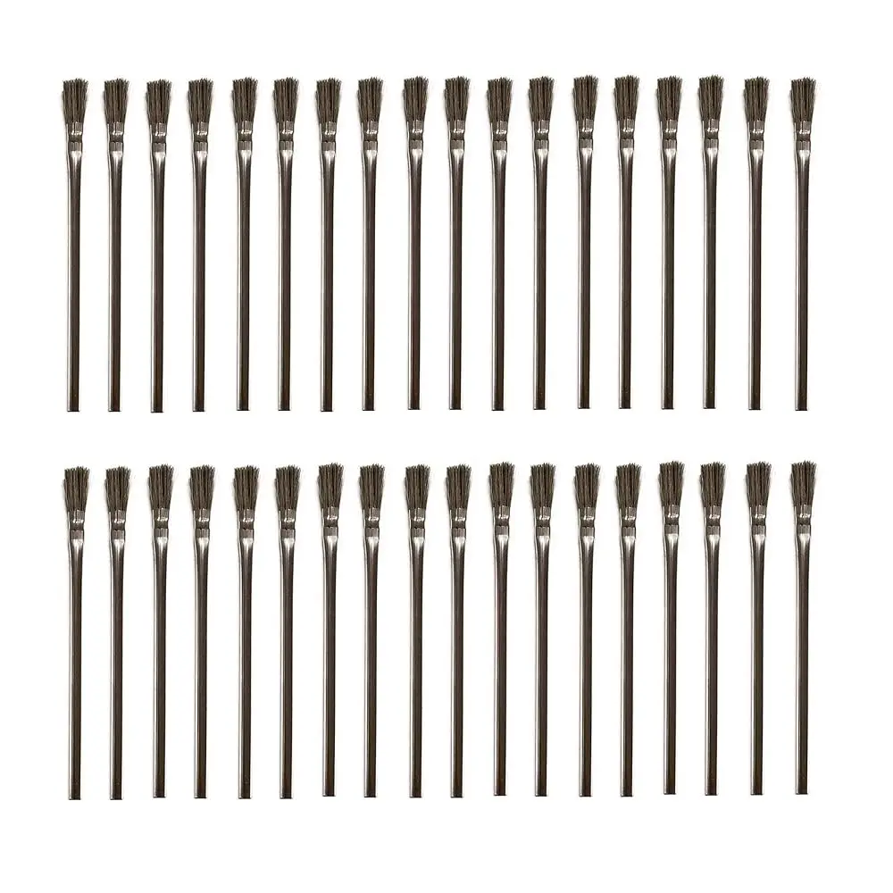 

Free Shipping-72pcs 1/2 inch Flexible Horsehair Bristle Acid Brushes