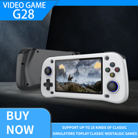 G28 Retro Video Handheld Game Players Video Player Gamepad 4.3 Inches HD IPS Screen 64G/128G 15000+ 30000+ Pocket Games